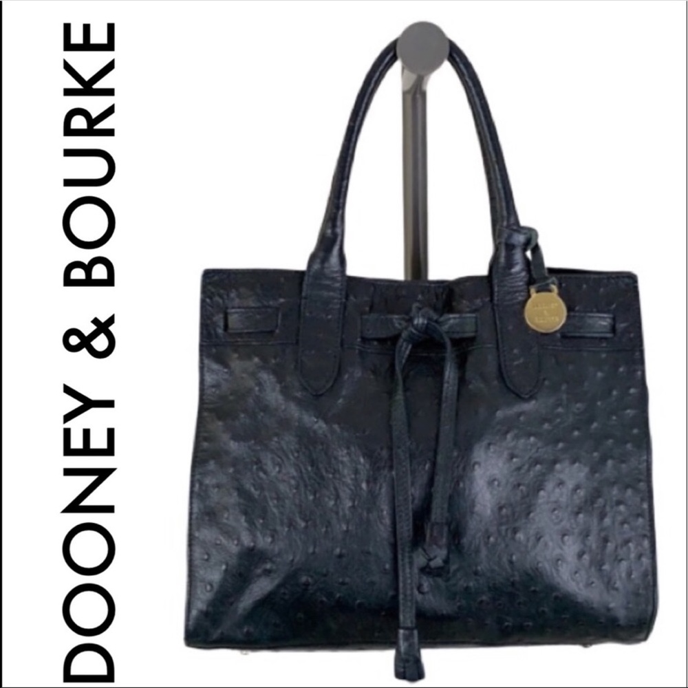 Dooney & Bourke Italian Black Leather Arm Bag